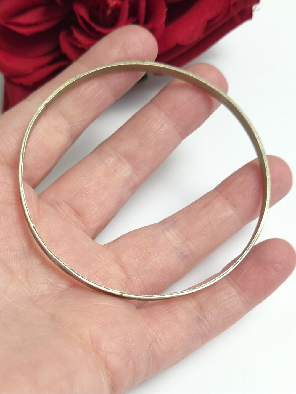 Sterling Silver Alpaca Mexico Albalone Shell Bangle Bracelet Amazing Vintage - Picture 3 of 16